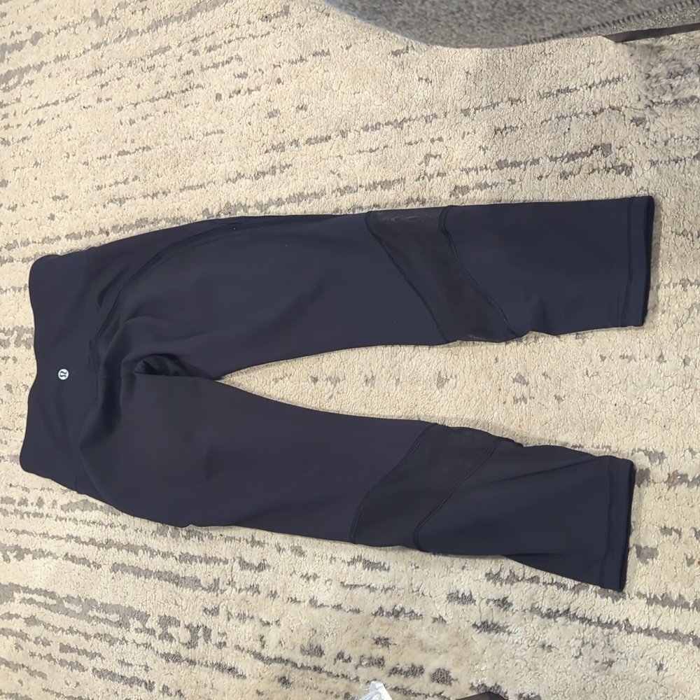 Lululemon Fresh In Mesh Tight (25") Black - Picture 10 of 10